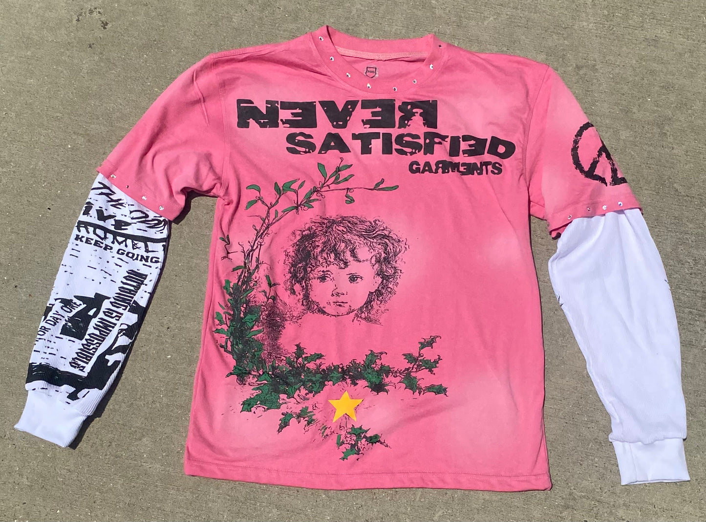 NSG Double layered long-sleeve T-shirt"The Golden Child"