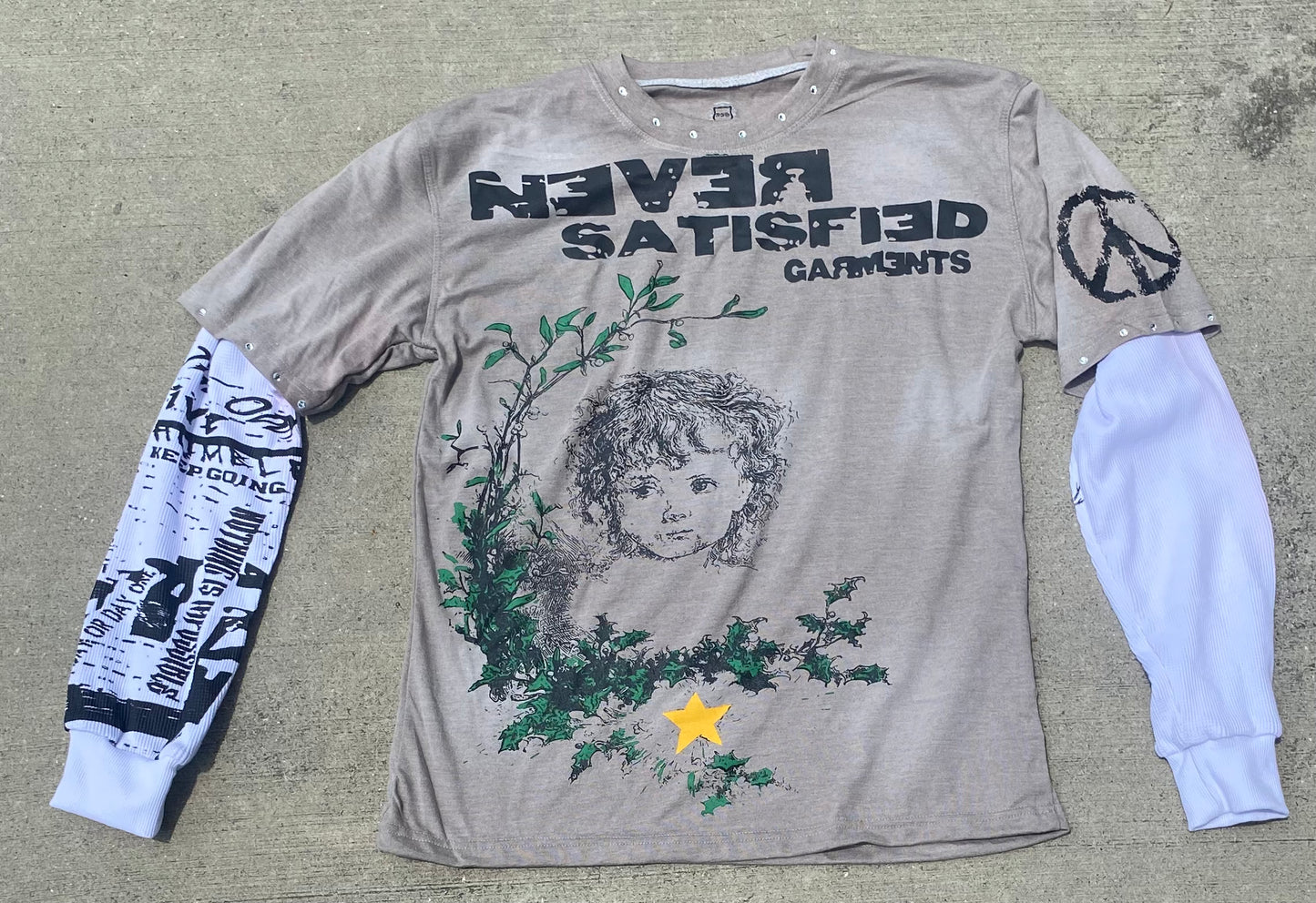 NSG Double layered long-sleeve T-Shirt"The Golden Child"